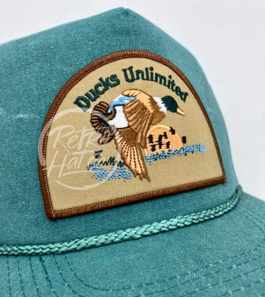 OVER UNDER CLOTHING DUCK PROFILE RETRO ROPE HAT LODEN GREEN