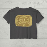 JAM Signature / Gold Buckle Women's Crop Top T-Shirt