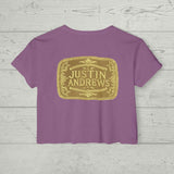JAM Signature / Gold Buckle Women's Crop Top T-Shirt