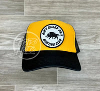 Aint Killed Shit On Black/Gold Meshback Trucker Hat Ready To Go