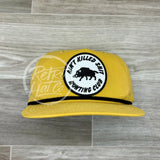 Aint Killed Shit On Mustard Retro Hat W/Black Rope Ready To Go