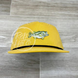 Bass On Retro Rope Hat Mustard W/Black Ready To Go