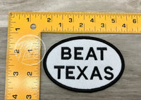 Beat Texas (White / Black) Patch