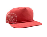 Blank Cotton/Poly Retro Rope Hat With Snapback Solid Red Hats