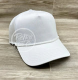 Blank Meshback Trucker (Non-Foam) White Hats