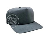 Blank Retro Rope Hat - Snapback With Colored Braid Gray W/Black Hats