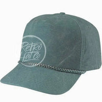 Blank Solid Stonewashed Canvas Hat Teal Hats