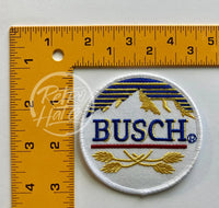 Busch White Circle Patch