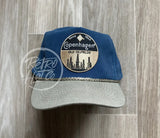 Copenhagen Oilfield Patch On Retro Stonewashed Rope Hat Indigo / Sand Ready To Go