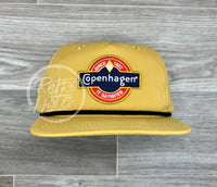 Copenhagen Patch On Retro Rope Hat Mustard W/Black Ready To Go