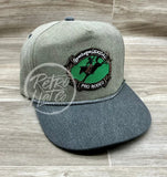 Cope / Skoal Pro Rodeo On Stonewashed Charcoal/Sand Retro Rope Hat Ready To Go