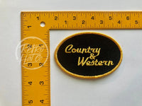 Country & Western (Large) Patch