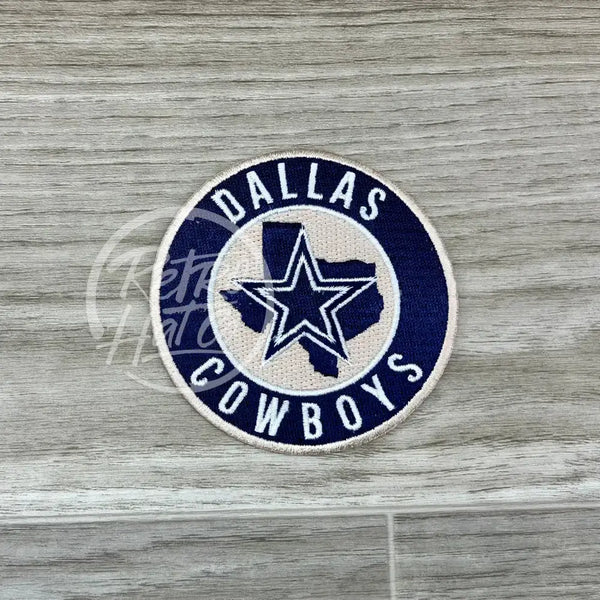 Vintage NFL DALLAS COWBOYS Patches 3 - STYLES - 5 Pc. Lot New Old Stock