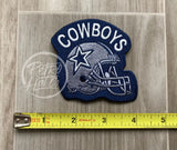 Retro 80S Dallas Cowboys Helmet Patch