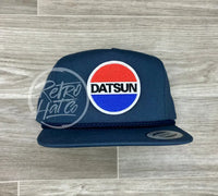 Datsun Patch On Blue Classic Rope Hat Ready To Go