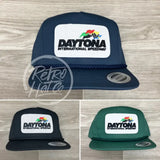 Daytona Speedway Patch On Classic Rope Hat Ready To Go