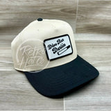 Dive Bar Darlin Patch On Natural/Black Retro Hat Ready To Go