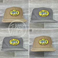 Eat Sleep Fish Patch On Corduroy Hat Ready To Go