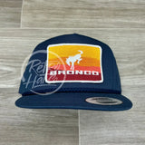 Ford Bronco Patch On Classic Rope Hat Blue Ready To Go