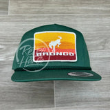 Ford Bronco Patch On Classic Rope Hat Green Ready To Go