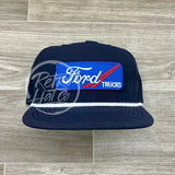 Ford Trucks Patch On Blue Poly Rope Hat Navy Ready To Go