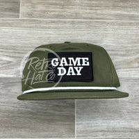 Game Day Patch On Retro Rope Hat Ready To Go