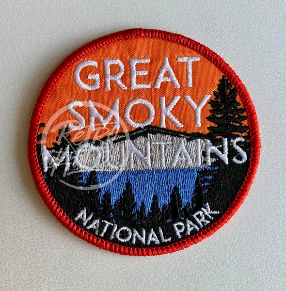 Great Smoky Mountains National Park (Red Border) Patch