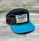Guitars & Cadillacs On Black / Turquoise Retro Rope Hat Ready To Go