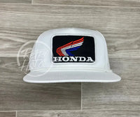 Honda Patch On White Retro Rope Hat Ready To Go