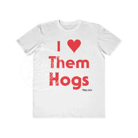 I Heart (Love) Them Hogs T-Shirt White / S