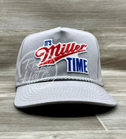 Time Patch On Gray Retro Rope Hat Ready To Go