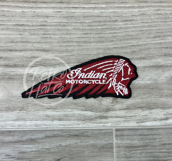 Indian Motorcycle Headdress (Maroon) Patch