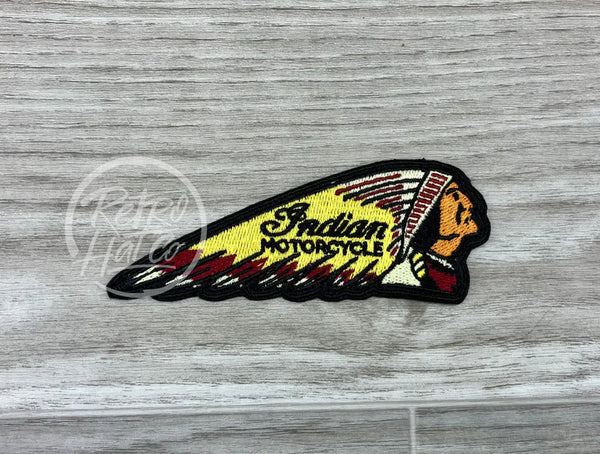 Indian Motorcycle Headdress (Yellow) Patch