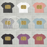 Jam Signature / Gold Buckle Women’s Crop Top T - Shirt