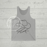 Jam Signature Hat Tank Xs / Athletic Heather Top