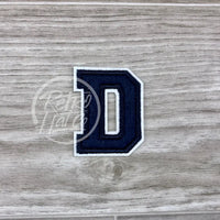 Letters Navy D Patch