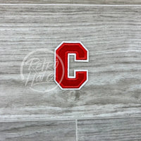 Letters Red C Patch