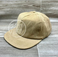 Low-Med Profile Corduroy Hat W/Snapback Hats