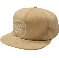 Low-Med Profile Corduroy Hat W/Snapback Tan Hats