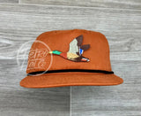 Mallard Duck Patch On Retro Rope Hat Ready To Go