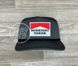 Midnight Toker On Retro Rope Hat Gray W/Black Ready To Go