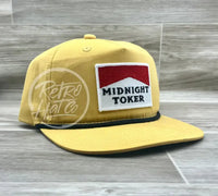 Midnight Toker On Retro Rope Hat Mustard W/Black Ready To Go