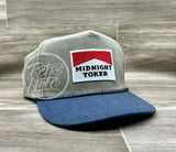 Midnight Toker Patch On Stonewashed Rope Hat Sand / Indigo Ready To Go