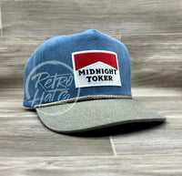 Midnight Toker Patch On Stonewashed Rope Hat Sky / Sand Ready To Go