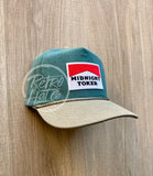 Midnight Toker Patch On Stonewashed Rope Hat Teal / Sand Ready To Go