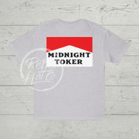 Midnight Toker T - Shirt (Front & Back) Athletic Heather / S