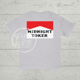 Midnight Toker T - Shirt (Front & Back) Athletic Heather / S