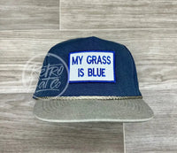 My Grass Is Blue On 2-Tone Stonewashed Rope Hat Indigo / Sand Ready To Go