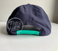 Navy/Mint Rope Hat Hats