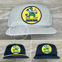 Notre Dame Fighting Irish (Leprechaun) On Retro Rope Hat Ready To Go